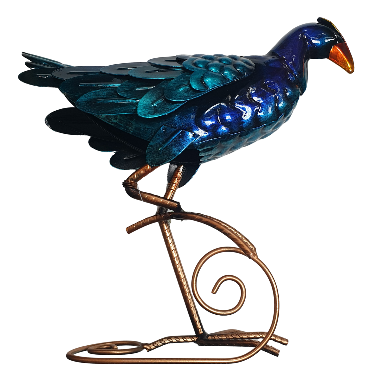 25cm Crouching Pukeko