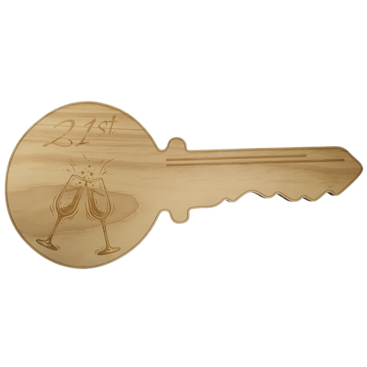 21st Key Wine Glasses 35cm