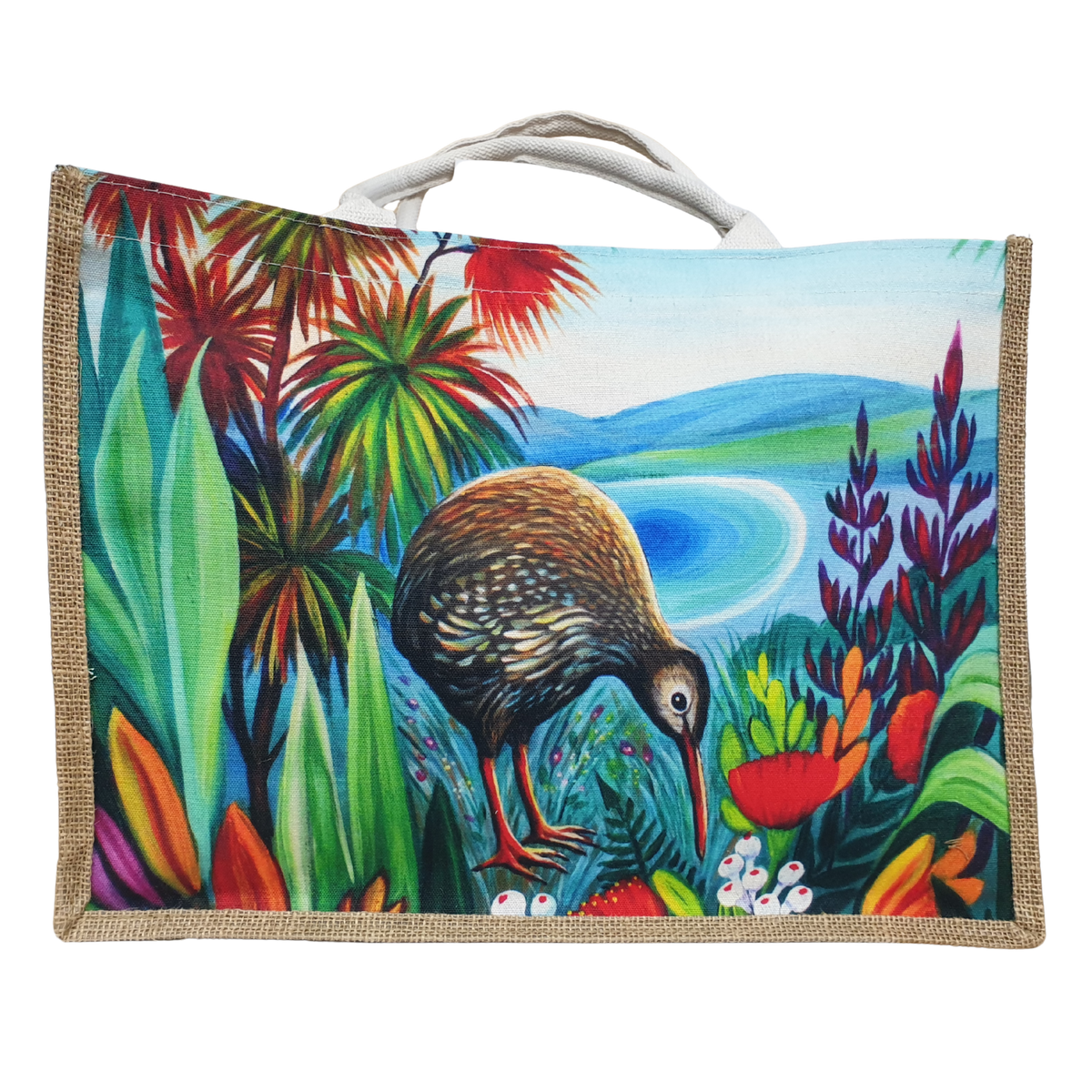 NZ Artwork Shopping Bag Kiwi