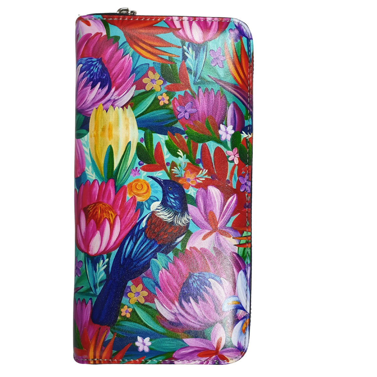 NZ Artwork Long Wallet Tui Irina Velman