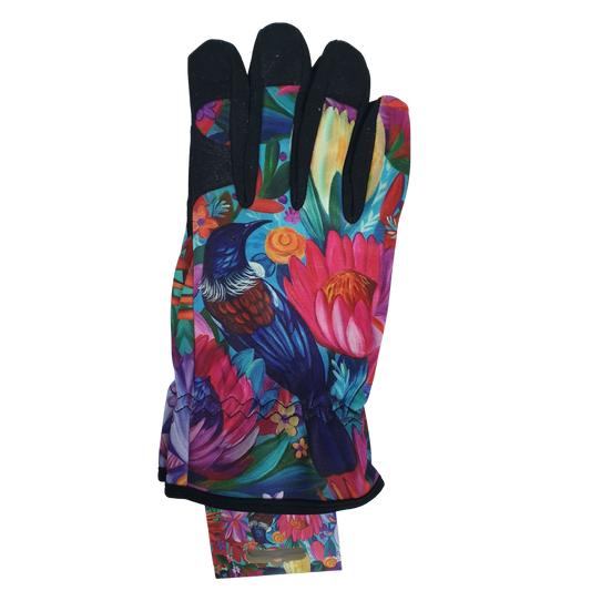 NZ Artwork Garden Gloves - Tui Irina Velman