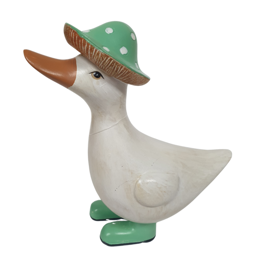 15cm Wading Duck Green