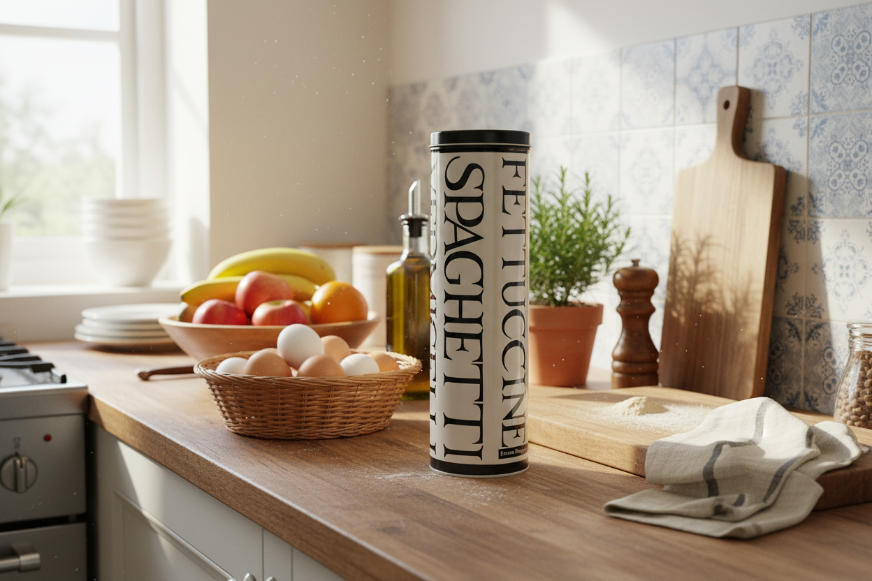 Emma Bridgewater Pasta Tin - Black Toast