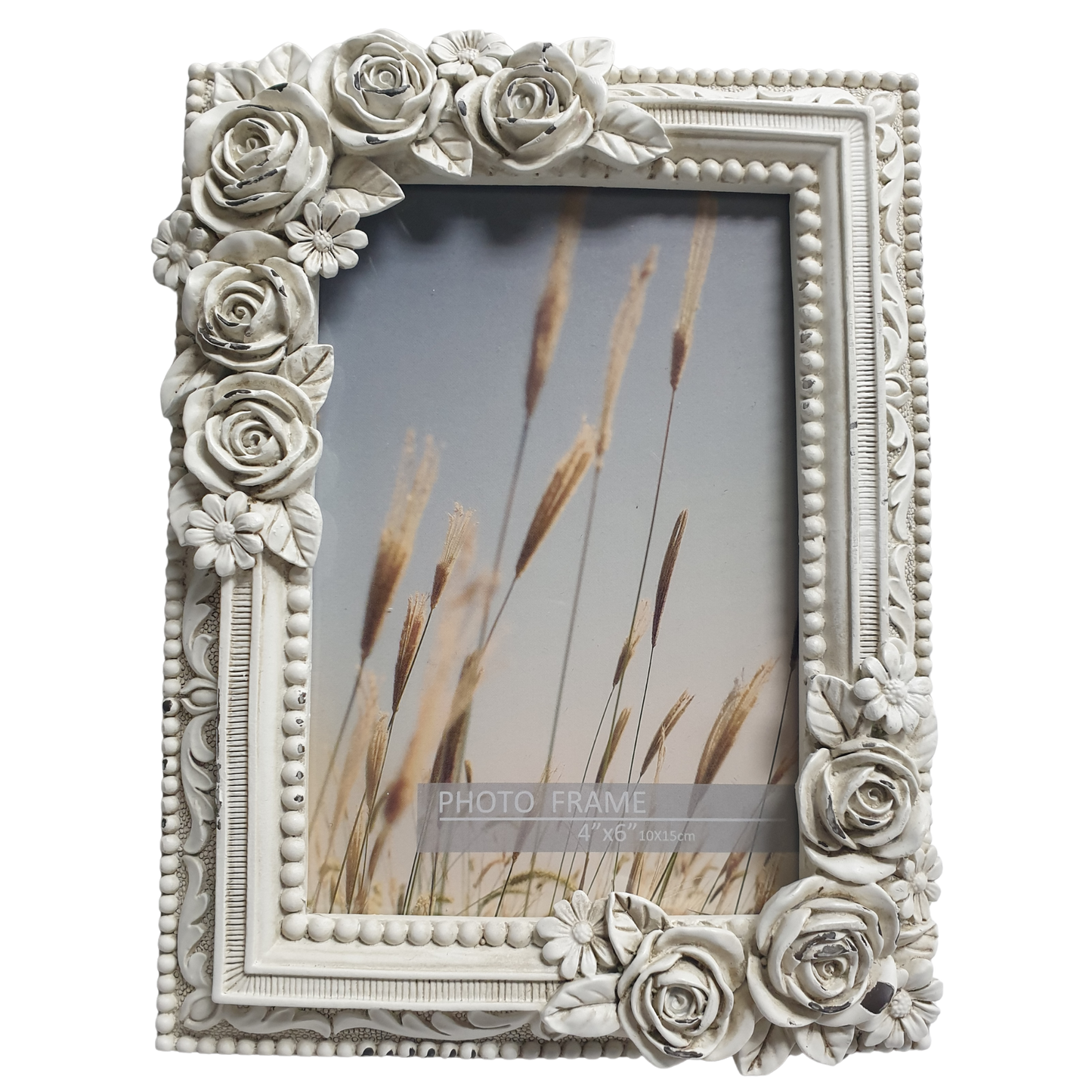 6x4 Primrose Frame White