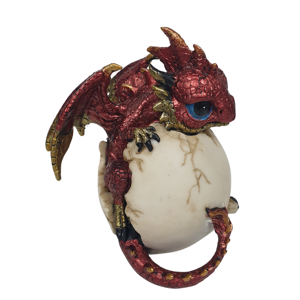 11cm Cute Dragon in Egg Red
