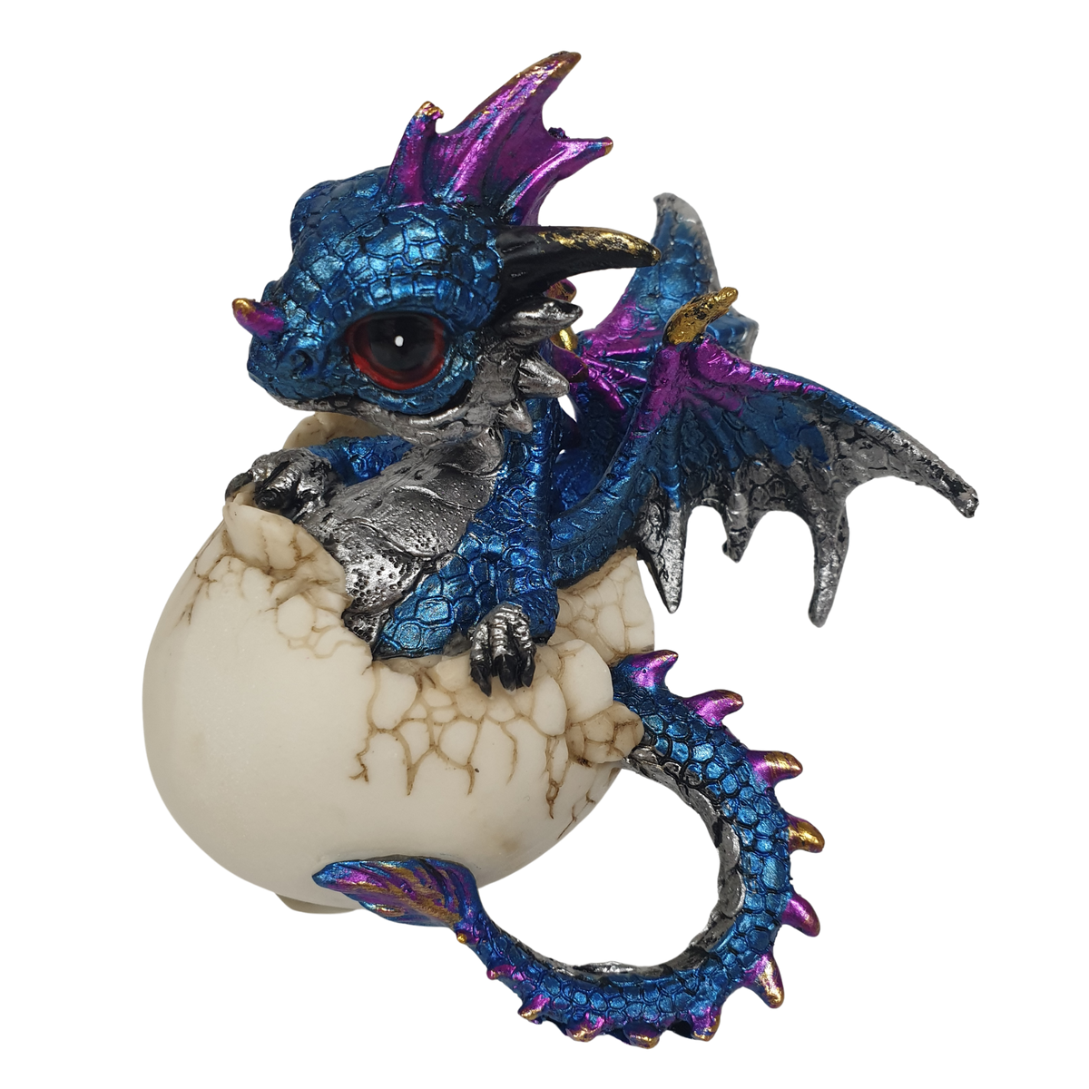 11cm Cute Dragon in egg Blue