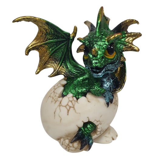 11cm Cute Dragon in egg Green