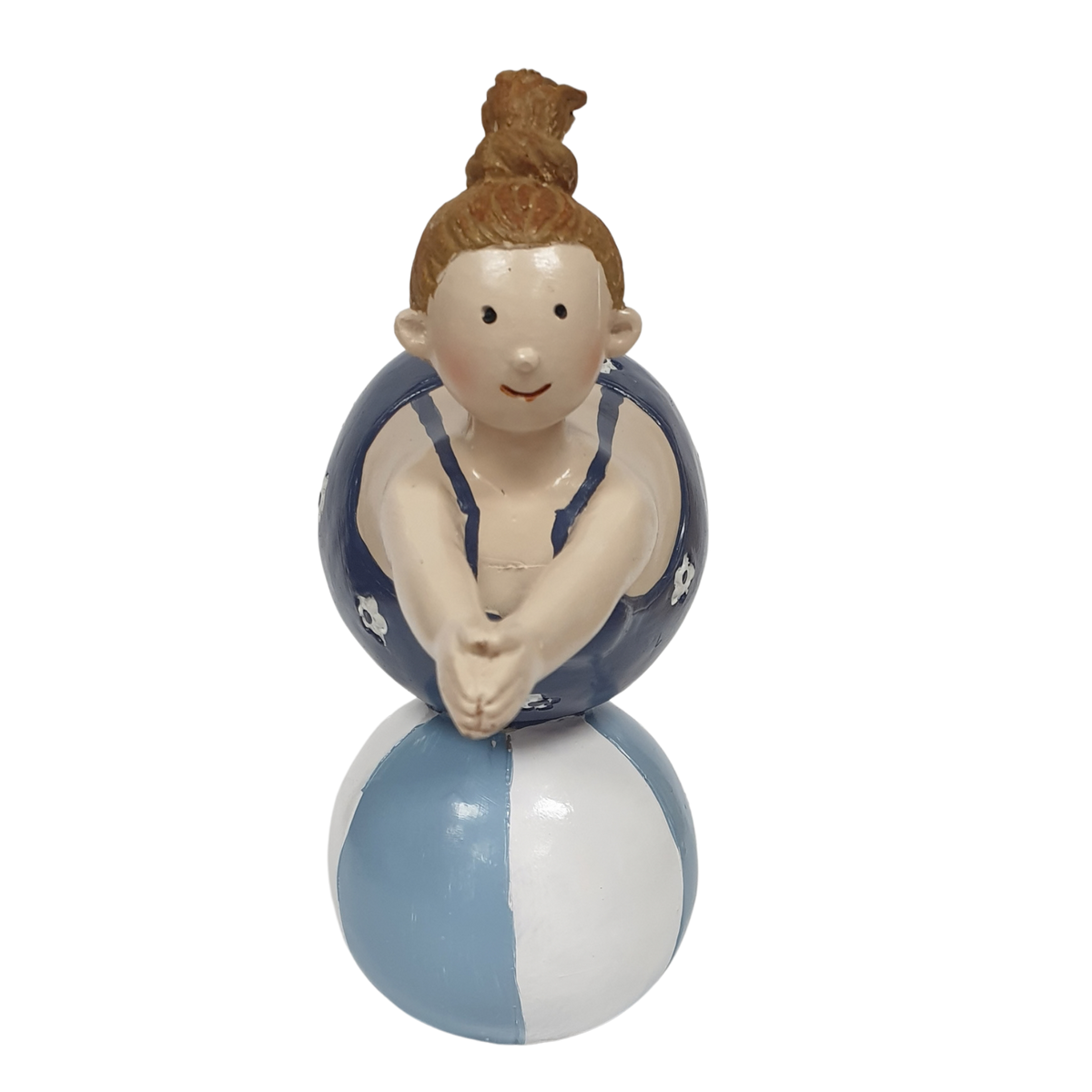 16cm Lady on Beach Ball