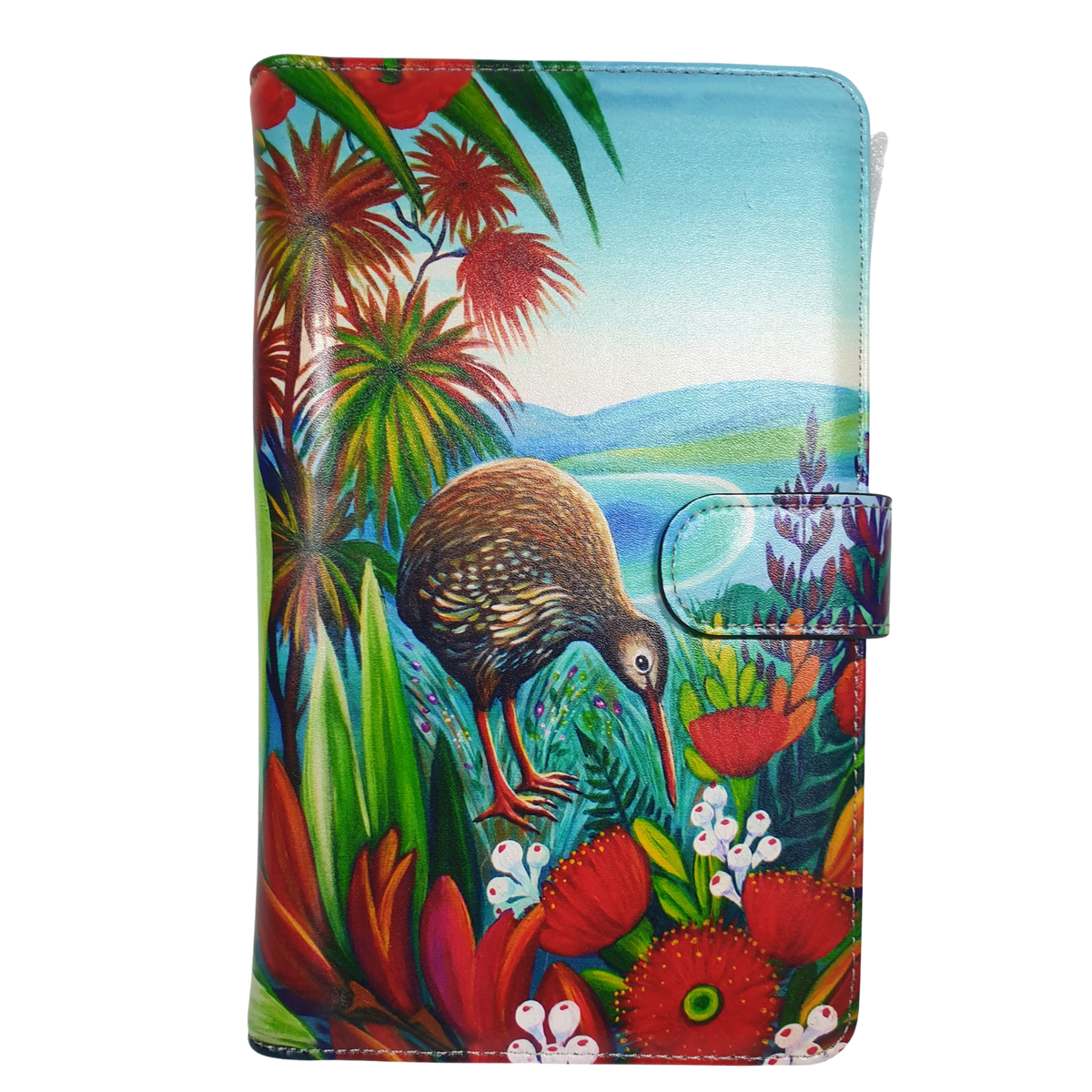 NZ Artwork Travel Purse Kiwi