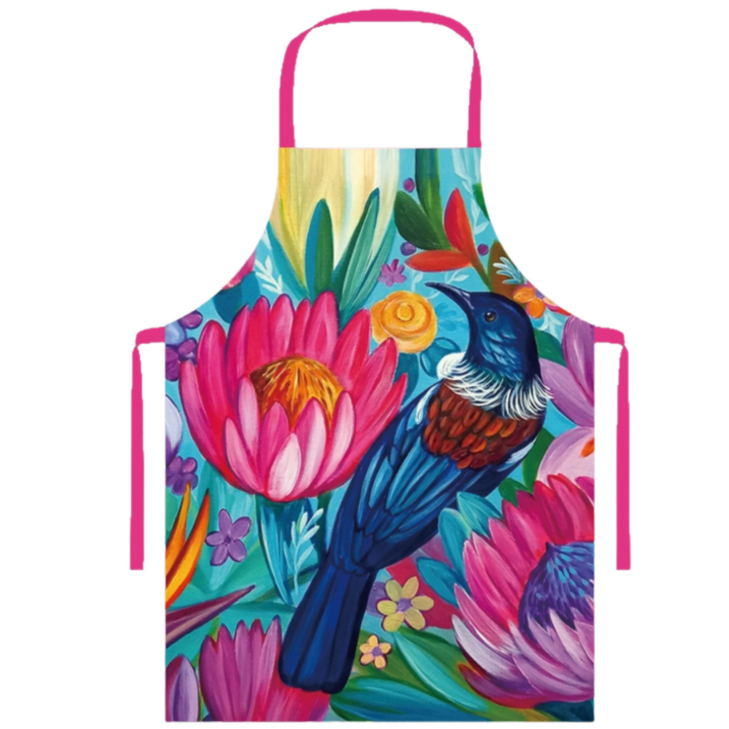 NZ Artwork Apron - Tui Irina