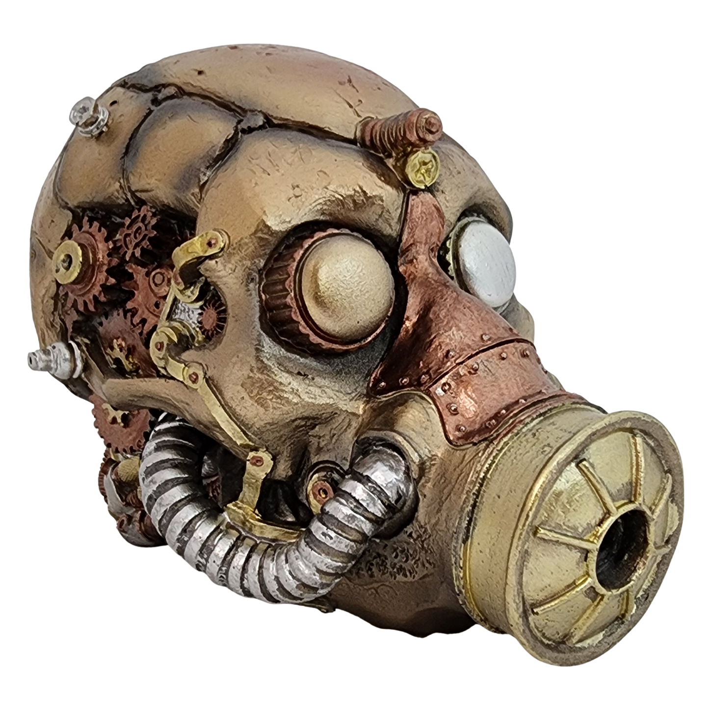 Steampunk Gasmask Skull