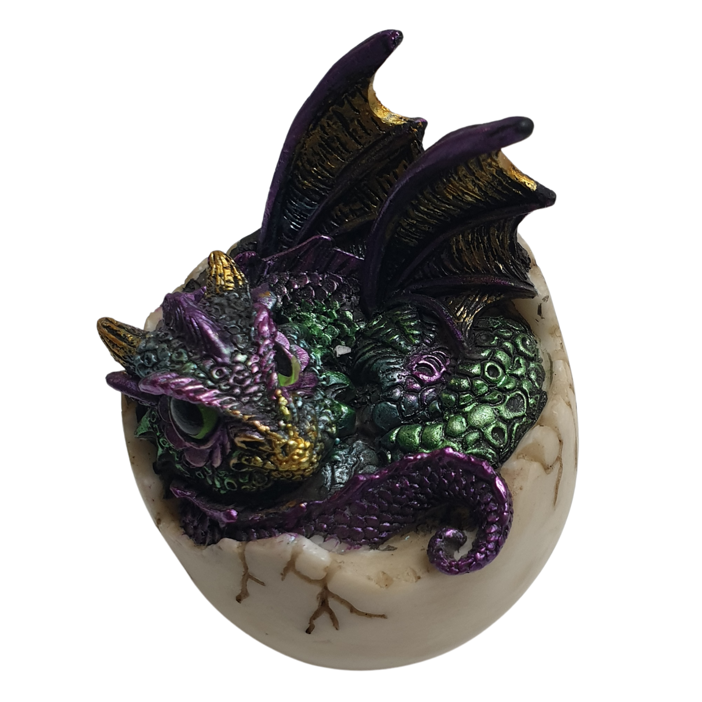 7cm Dragon in Egg Green