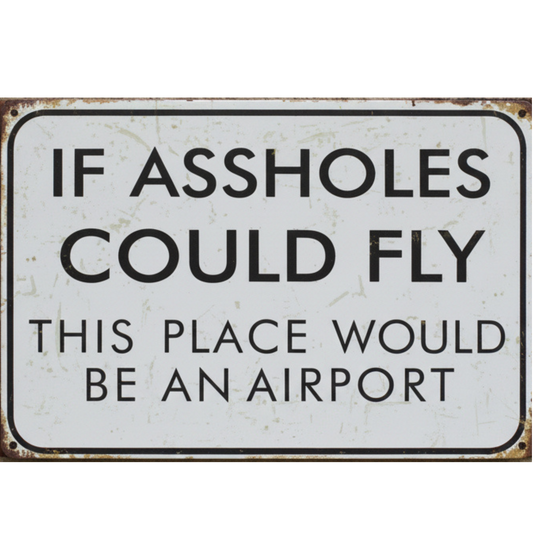 Tin Sign - Airport?