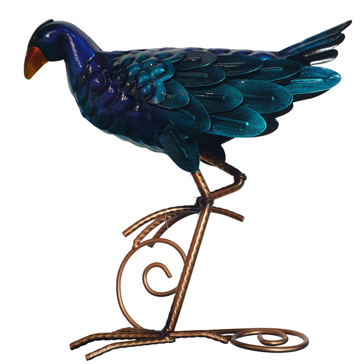 25cm Crouching Pukeko