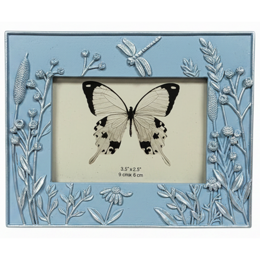 Dragonfly Sky Blue Frame 2x3
