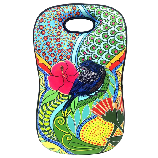 NZ Artwork Garden Kneeler - Tui Lucia