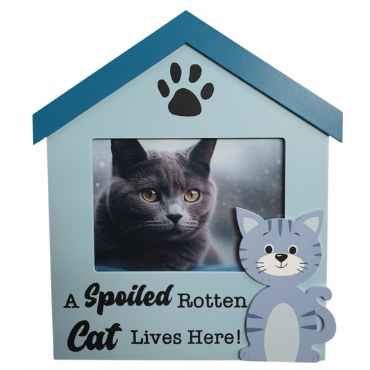 Spoiled Cat Photo Frame 6x4