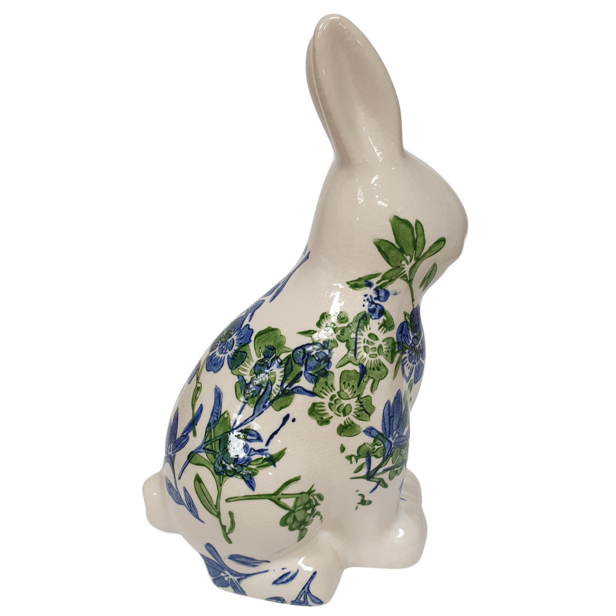 21cm Botanical Blue Rabbit