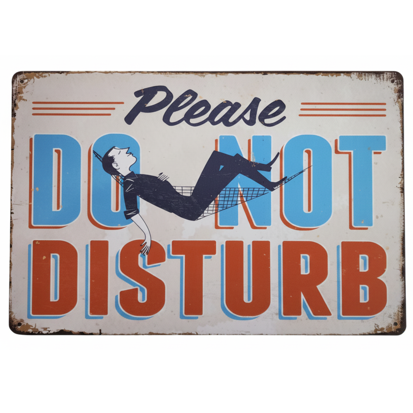 Do Not Disturb Tin Sign