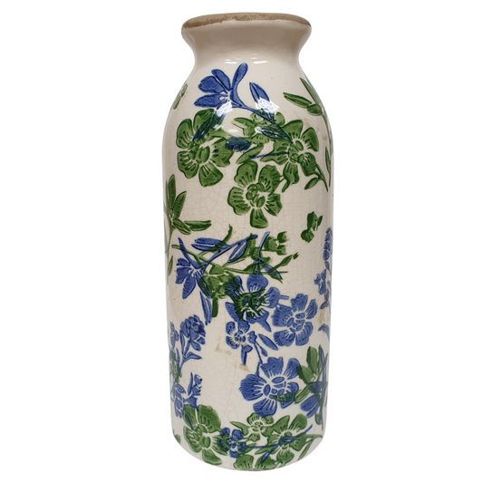 Bud Vase Botanical Blue - Large
