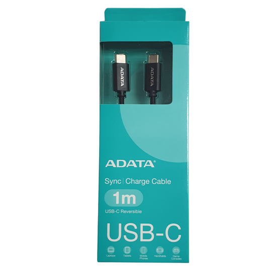 Adata 1m USB C to USB C Sync/Charge Cable