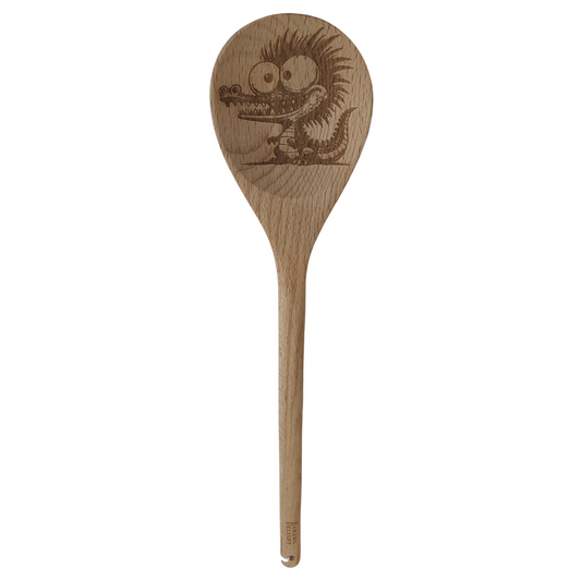 Wooden Spoon Round - Crocodile