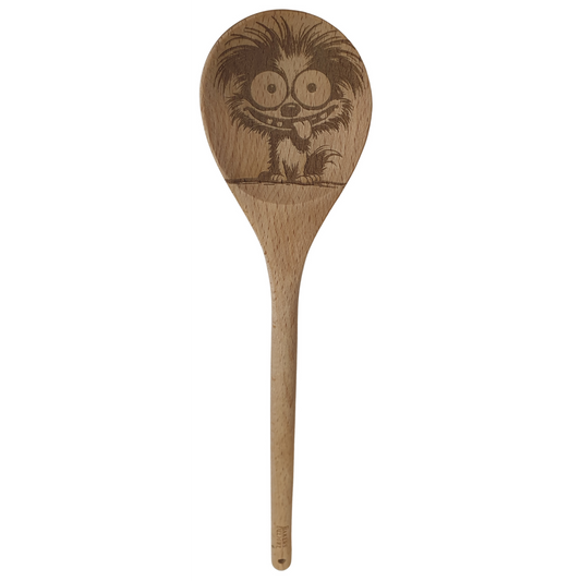Wooden Spoon Round - Dog
