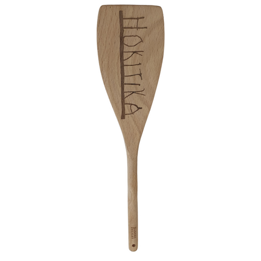 Wooden Spatula - Hokitika Driftwood sign