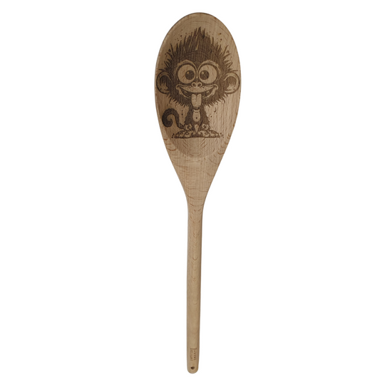 Wooden Spoon Oval - Monkey