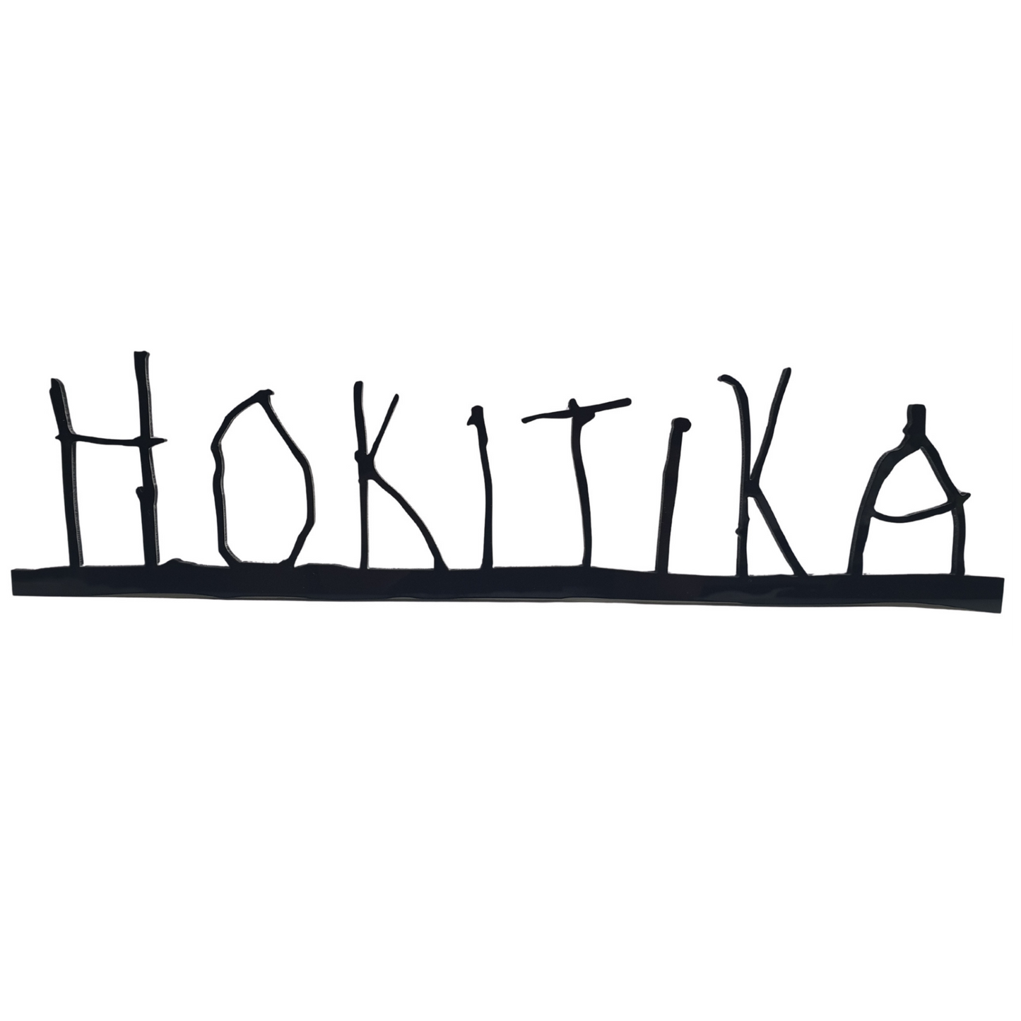 Hokitika Driftwood Sign replica