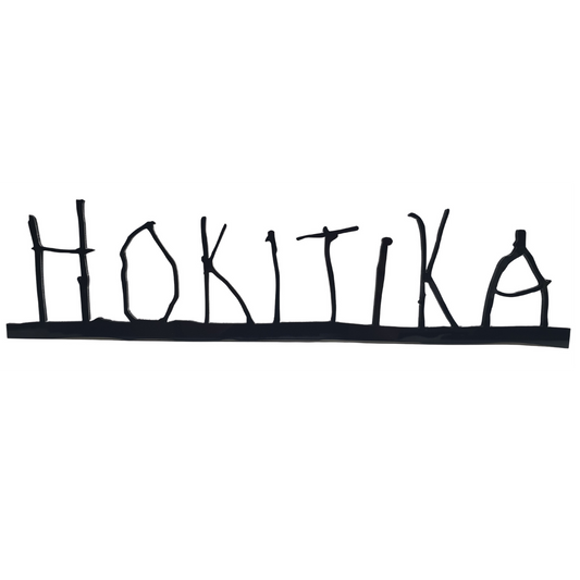Hokitika Driftwood Sign replica