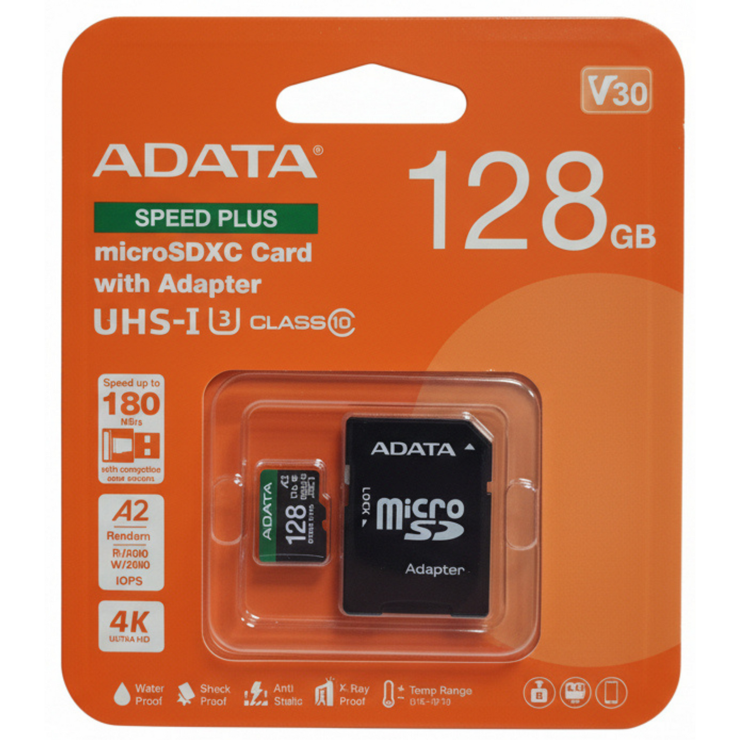 Adata SpeedPlus microSDXC 128gb Card with Adapter
