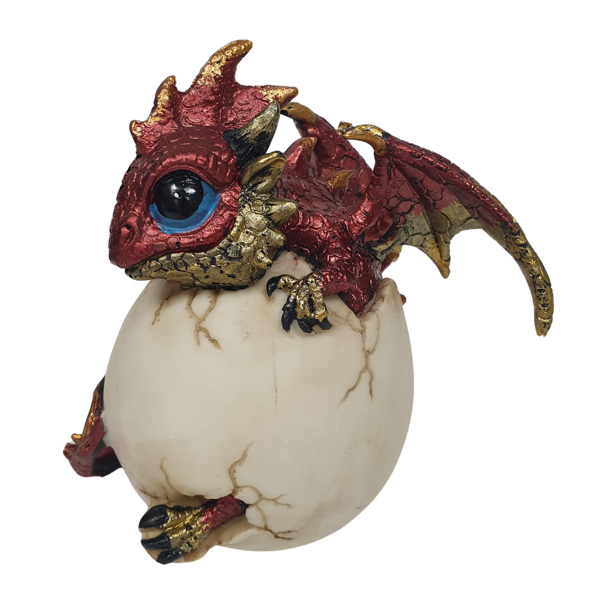 11cm Cute Dragon in Egg Red