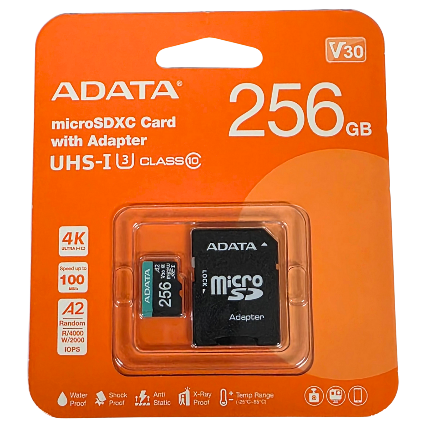 Adata MicroSDXC Card with Adapter 256gb