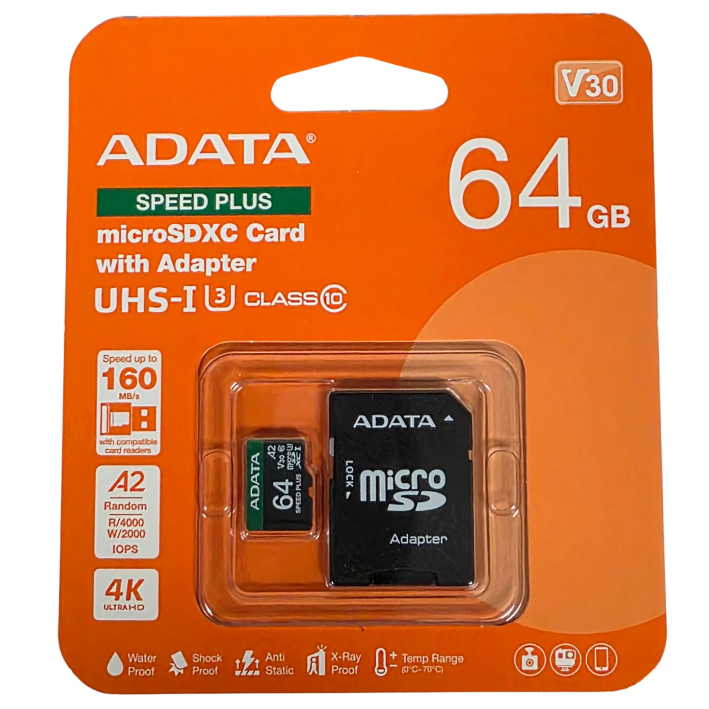 Adata MicroSDXC Card Speed Plus with Adapter 64gb