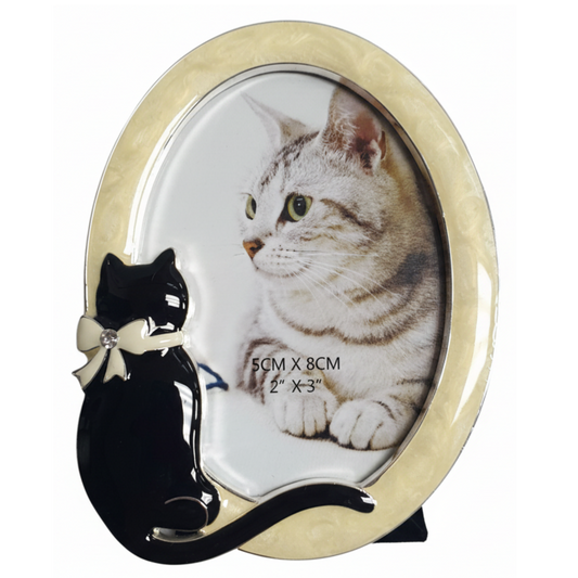 Cat Frame - Oval