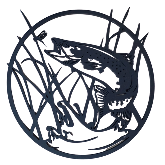 NZ Wall Art Circle - Fish