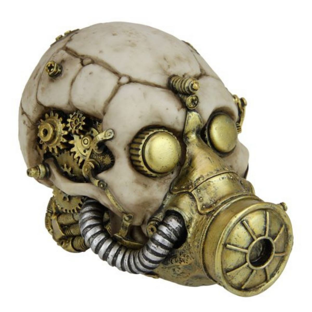 Steampunk Skull with Gas Mask