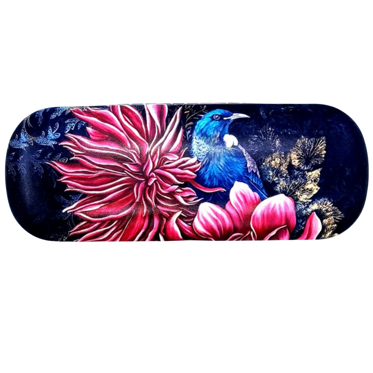 NZ Artwork Glasses Case Tui