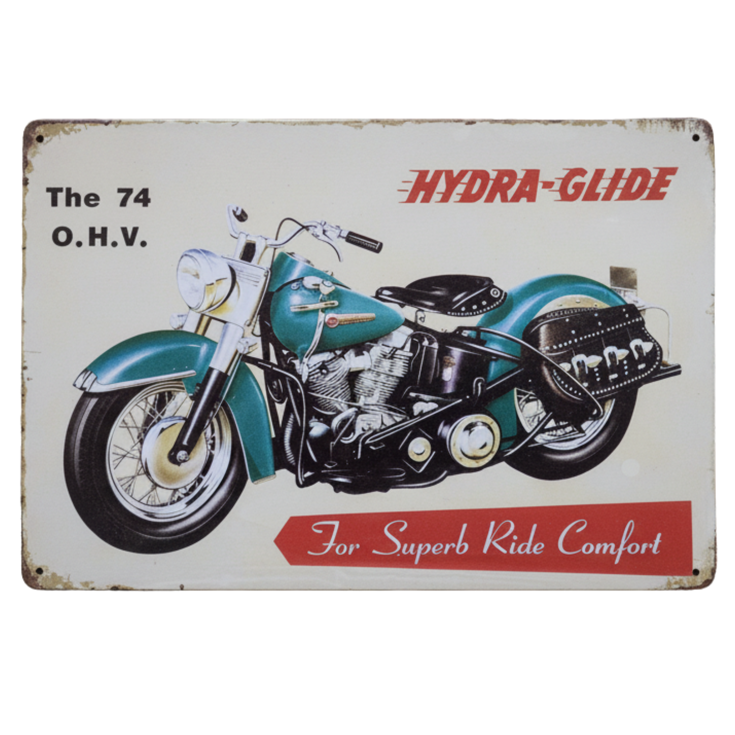 Hydra-Glide Tin Sign