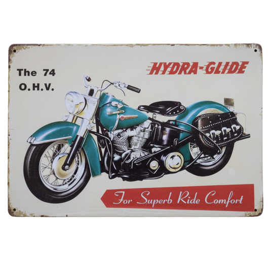 Hydra-Glide Tin Sign
