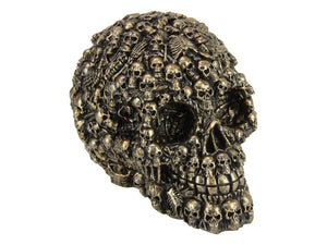 Antique Gold Skull