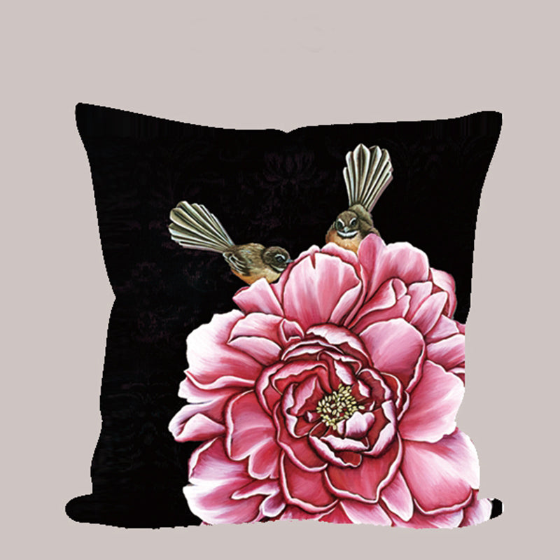 NZ Artwork Cushion Cover - Two Fantails