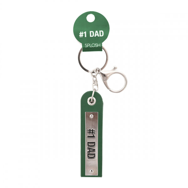 #1 Dad Keychain